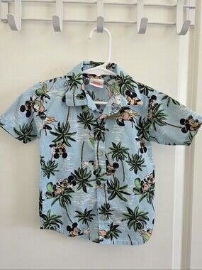 Licensed Disney Mickey Mouse Button-Down Shirt